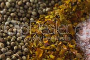 Close-up of spices