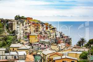 CinqueTerre, world cultural heritage on the Italian Mediterranean coast