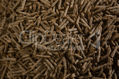 Close-up of cereal bran sticks