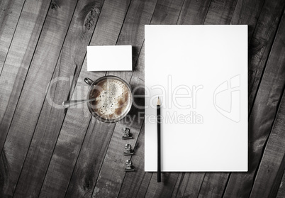 Blank stationery template