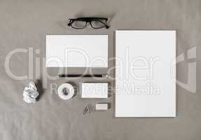 Blank corporate stationery