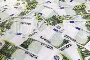Fake euro banknotes