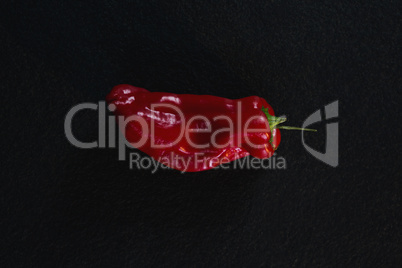 Red chili pepper on background