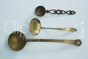 Various serving spoons
