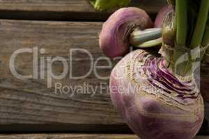 Beetroot on wooden table