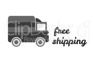 Online shopping with free shipping text interface