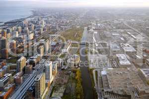 panoramic view of Chicago