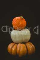 Stack of pumpkins