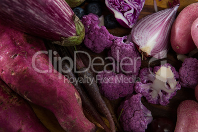 Various fresh vegetables