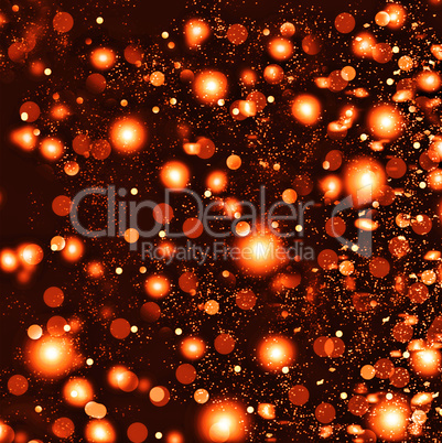 Falling snowflakes. New Year. Abstract bokeh background with blur style.
