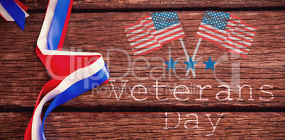 Composite image of logo for veterans day in america