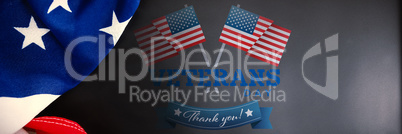 Composite image of logo for veterans day in america