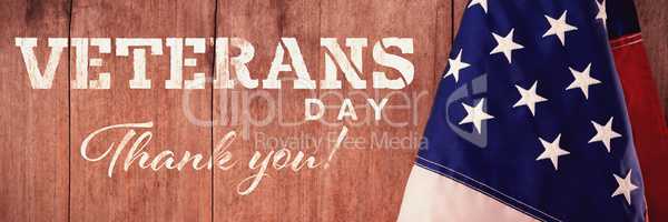 Composite image of logo for veterans day in america