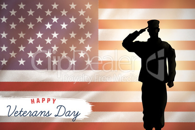 Composite image of logo for veterans day in america