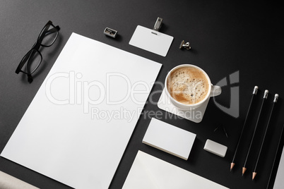 Photo of blank stationery