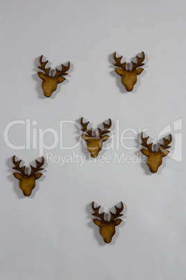 Christmas decoration on white background