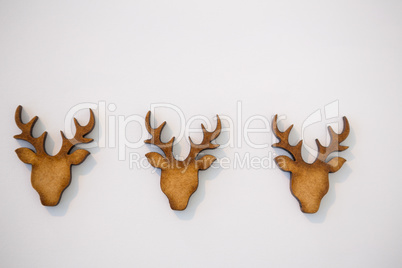 Christmas decoration on white background