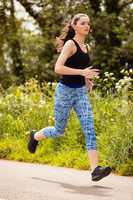 Woman jogging in the park