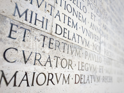 ancient roman epigraph