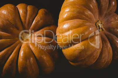 Close up of pumpkins