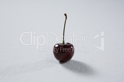 Cherry fruit on a white background