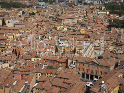 Aerial view of Bologna