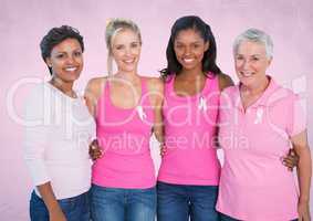 pink breast cancer awareness women