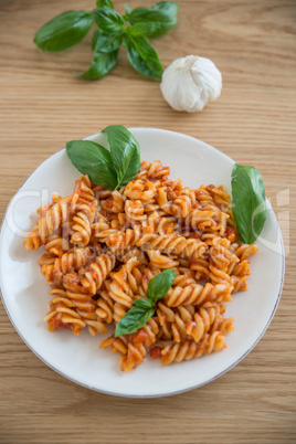 Pasta mit Tomatensauce