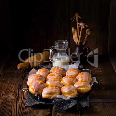 a tasty Berliner (doughnut)