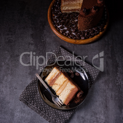 delicious chocolate - coffee pie