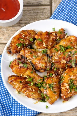 Fried chicken wings