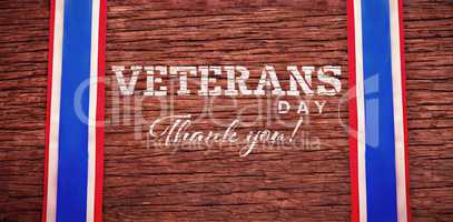 Composite image of logo for veterans day in america