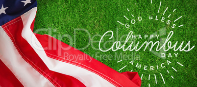Composite image of title for celebration of colombus day