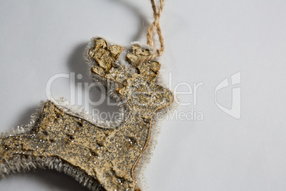 Christmas decoration on white background