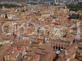 Aerial view of Bologna