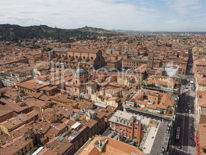 Aerial view of Bologna