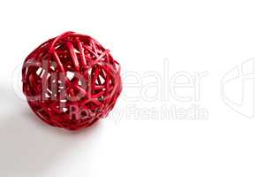 Christmas decoration on white background