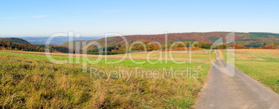 Herbstlandschaft Panorama, autumn landscape