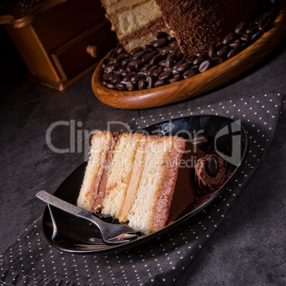 delicious chocolate - coffee pie