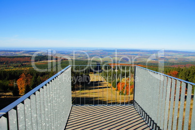 weite Aussicht über den Hunsrück