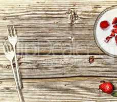 Strawberry dessert, strawberry smoothies