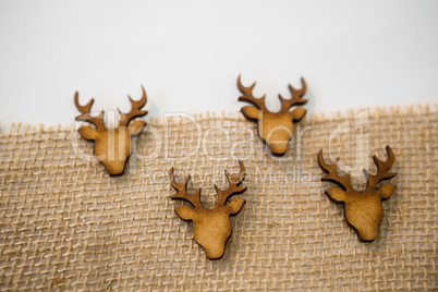 Christmas decoration on a textile