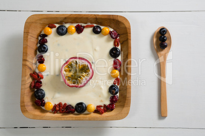 Healthy breakfast in bowl