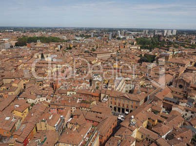 Aerial view of Bologna