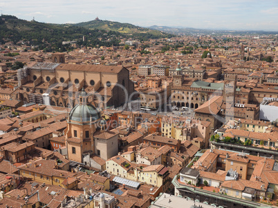 Aerial view of Bologna