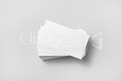 Blank business cards