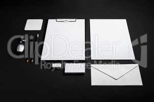 Blank corporate stationery