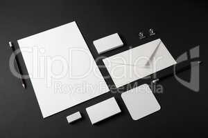 Corporate stationery mockup