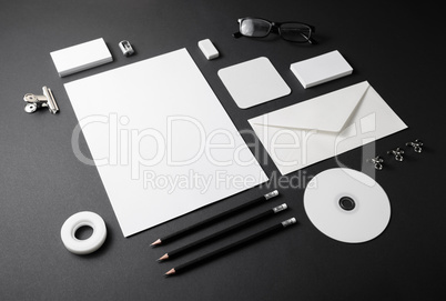 Blank stationery template