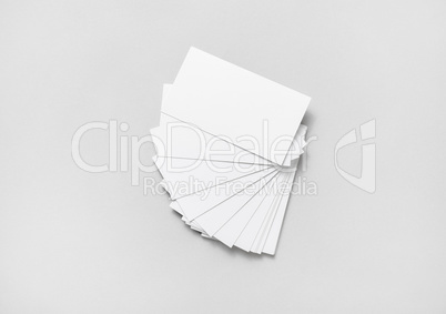 Blank business cards